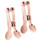 Bound Nipple Clamps C1 - Metal/Rose Gold Intense Round Bead Nipple Clamps C1 with nickel-free metal and rounded tips for heightened stimulation. Keywords: round bead nipple clamps, Boundless clamps, nickel-free clamps, intense nipple stimulation, adjustable nipple clamps, BDSM accessories, rose gold clamps, gunmetal nipple clamps, advanced nipple play clamps, sensual clamps.