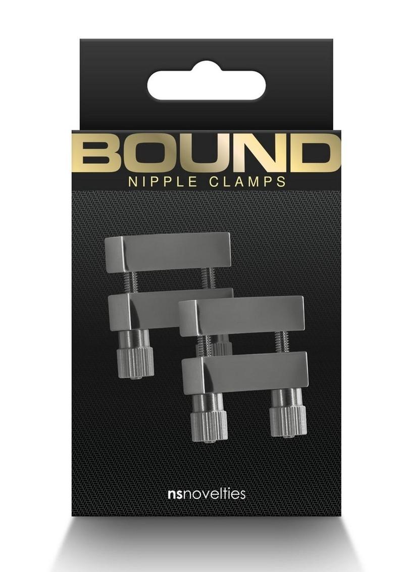 Bound Nipple Clamps V1 - Gray/Grey/Gun Metal/Metal nickel-free metal in rose gold and black finishes.
Keywords: adjustable nipple clamps, Bound clamps, silicone-tipped nipple clamps, nickel-free clamps, beginner-friendly clamps, BDSM accessories, rose gold nipple clamps, black nipple clamps, nipple stimulation clamps, customizable nipple clamps.