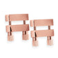 Bound Nipple Clamps V1 - Metal/Rose Gold