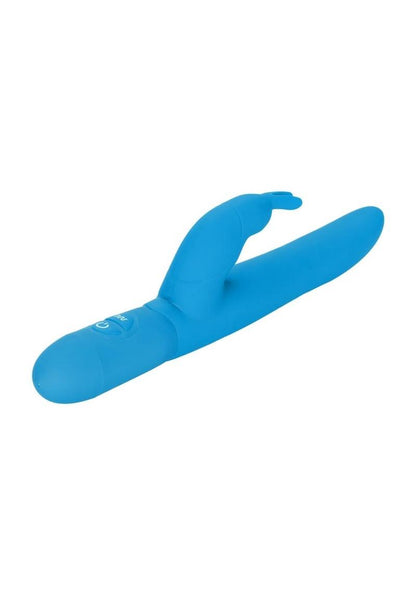 Bounding Bunny Silicone Rabbit Vibrator - Blue Posh 10-Function Bounding Bunny in pink or purple, featuring dual motors, 10 vibration modes, seamless silicone design, and waterproof functionality.
pink bunny vibrator, purple bunny vibrator, dual motor vibrator, 10-function stimulator, clit-teasing bunny, slim silicone vibrator, waterproof bunny vibrator, premium silicone massager, AAA battery vibrator.