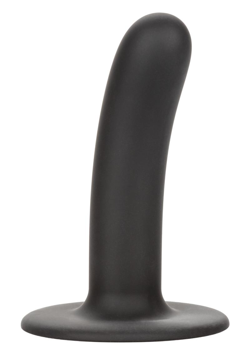 Smooth black silicone probe with suction cup base, available in 4.75”, 6”, and 7”; harness compatible and body-safe. Keywords: deep internal probe, silicone suction cup probe, harness compatible probe, black silicone dildo, extra-long probe, phthalate-free probe, waterproof probe, G-spot probe, P-spot stimulator, body-safe probe, premium silicone probe, Boundless 6-inch probe, Boundless 7-inch probe, hands-free silicone probe