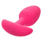 Cheeky Rechargeable Silicone Glow In The Dark Butt Plug - Glow In The Dark/Pink