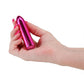 Chroma Petite Bullet Rechargeable Vibrator - Pink Chroma Petite sleek rechargeable vibrator with multi-speeds, water-resistant design, and vibrant colors. Keywords: Chroma Petite Vibrator, sleek rechargeable vibrator, water-resistant vibrator, colorful ABS vibrator, travel-friendly slim vibe, multi-speed vibrator, elegant metallic pink vibrator, rainbow vibrator, teal vibrator, discreet pleasure toy.