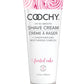 Coochy Shave Cream Frosted Cake - 7.2oz  Coochy Frosted Cake shave cream with vanilla, buttercream, and lilac scent, rash-free formula for sensitive skin, doubles as a hair conditioner. Keywords: shave cream, vanilla buttercream shave cream, rash-free shaving cream, sensitive skin shave cream, gluten-free shaving cream, paraben-free shave cream, hair conditioner shave cream, Coochy Classic Brands, smooth skin shaving solution, scented shave cream for women and men.