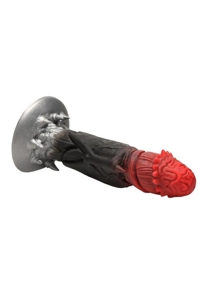 Dracula-themed silicone dildo with grooved head, veiny shaft, bat wings, and suction cup.

Dracula dildo, vampire silicone dildo, Count Cockula toy, fantasy silicone dildo, veiny dildo, bat wing dildo, suction cup dildo, harness-compatible dildo, textured silicone dildo, premium silicone vampire toy