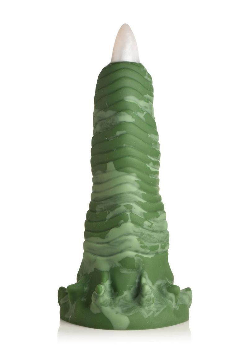 Creature Cocks Dragon Claw Silicone Dildo - Green/White