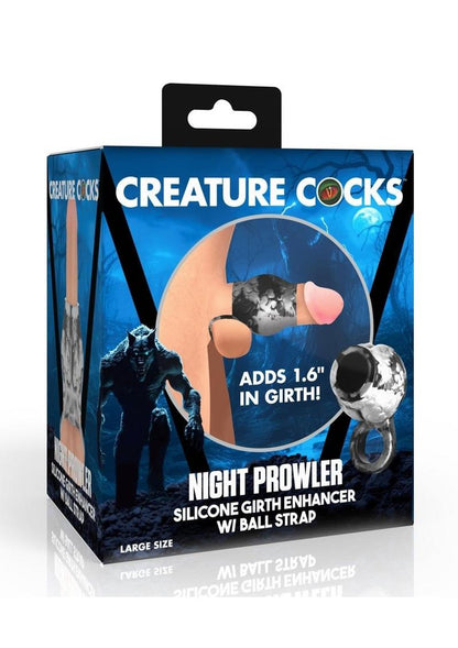 Night Prowler Fantasy Silicone Penis Sleeve and Ball Stretcher | Creature Cocks