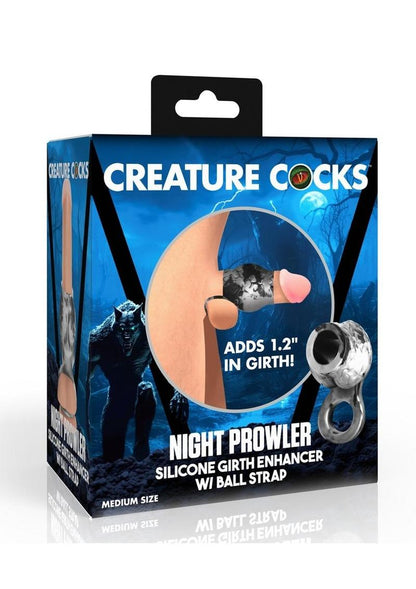 Night Prowler Fantasy Silicone Penis Sleeve and Ball Stretcher | Creature Cocks