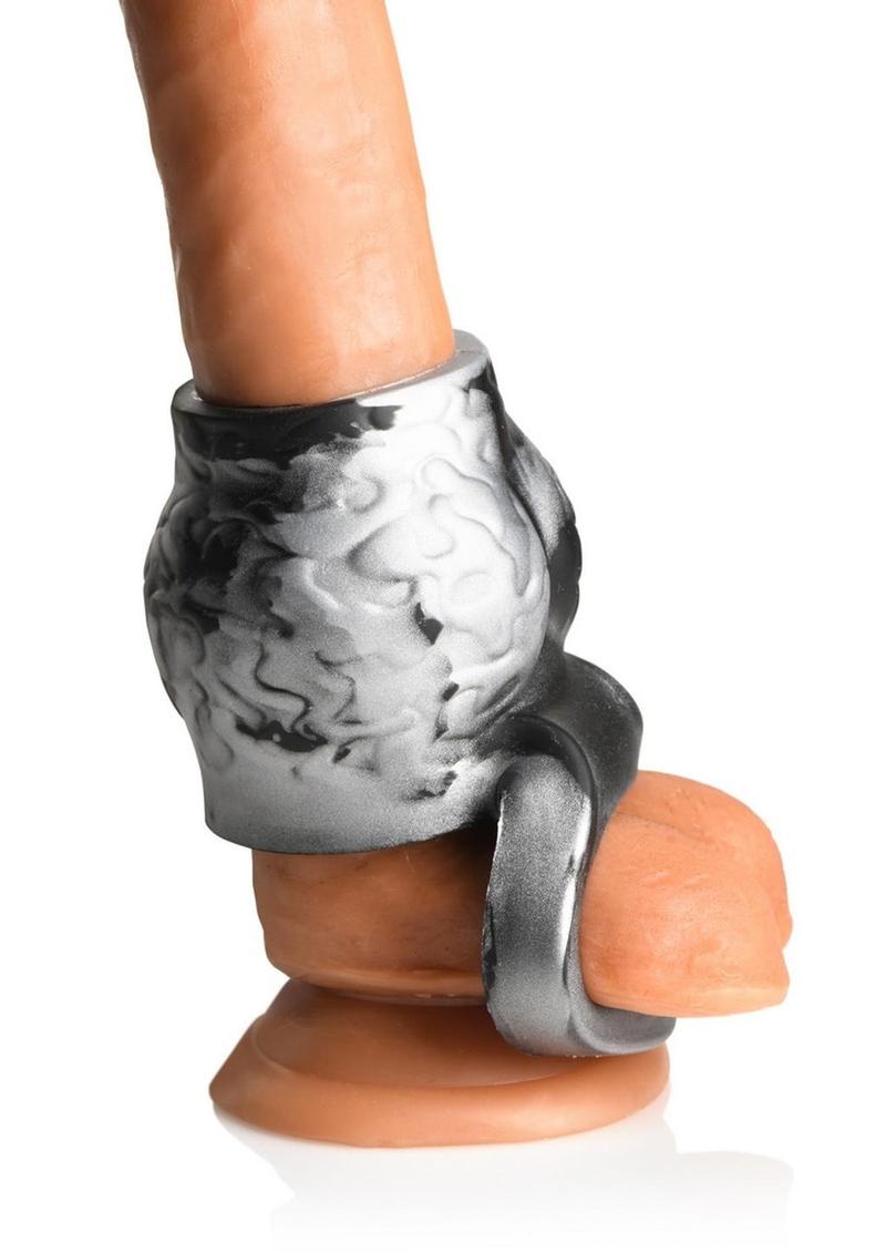 Night Prowler Fantasy Silicone Penis Sleeve and Ball Stretcher | Creature Cocks