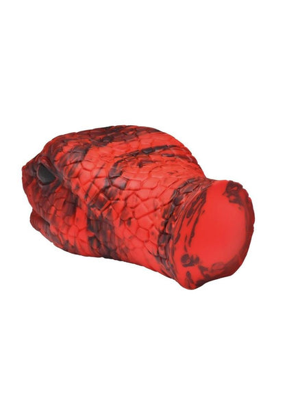 Snake-themed silicone stroker with a textured tunnel and soft, stretchy material.

snake stroker, silicone masturbator, fantasy strokers, textured male toy, phthalate-free stroker, soft stretchy stroker, serpent-themed masturbator, creature cocks stroker, unique stroker for men, premium silicone male toy