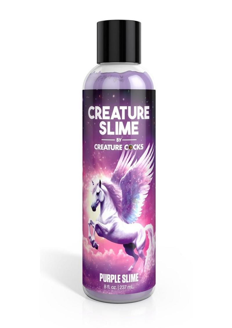 Creature Slime Purple Slime Water Based Lubricant - 8oz Purple, unscented, water-based slime for mythical fantasy roleplay and toy-safe use.

Purple Creature Slime, purple fantasy slime, unicorn roleplay lube, water-based slime, paraben-free lubricant, glycerin-free lube, slippery sex slime, unscented slime, mythical play lubricant, slime for all toys, easy cleanup lubricant, magical roleplay slime.