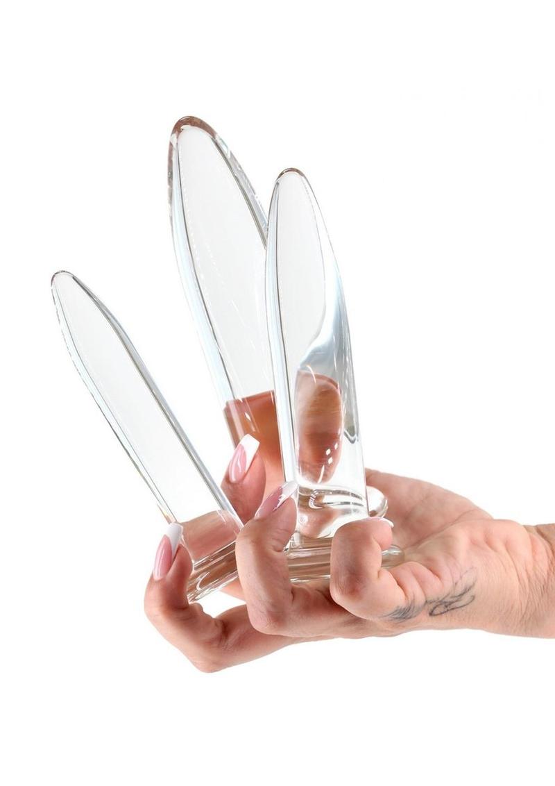 Glass Trainer Glass Dilator Plug Kit ♥ Crystal