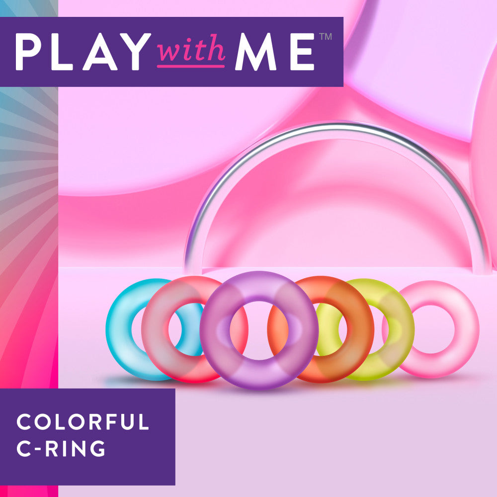 King of the Ring 6-pack stretchy cock rings in vibrant colors for longer, harder erections.

Keywords: King of the Ring, stretchy cock rings, no-pinch cock rings, stamina enhancer, reusable cock rings, body-safe TPE rings, multi-colored cock rings, erection enhancer, lube-safe cock rings, performance booster.