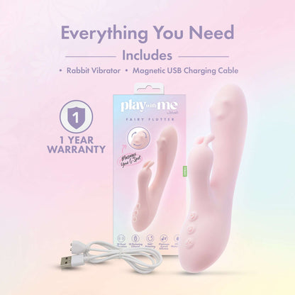 Pink rabbit vibrator with 10 vibration modes, 3-speed rotating G-spot massager, and waterproof silicone design. 
Keywords: rabbit vibrator, dual vibration modes, 360° rotating massager, G-spot vibrator, clitoral stimulator, waterproof vibrator, platinum-cured silicone, body-safe vibrator, USB rechargeable, pink vibrator, non-porous, IPX7 waterproof