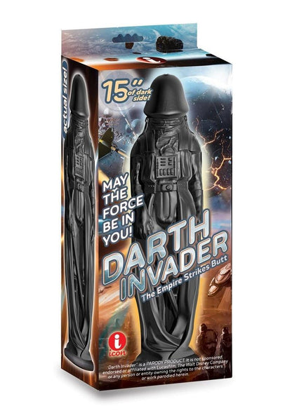 Darth Invader Massive Dildo - Black - 15in 
Jet-black XXL suction dildo inspired by a dark lord, with realistic details and premium PVC material.

Darth Invader dildo, Sith-inspired dildo, XXL suction dildo, black realistic dildo, fantasy villain dildo, extra-large dildo, realistic cock dildo, hands-free suction dildo, phthalate-free PVC dildo, villain-themed sex toy, Star Wars sex toy.