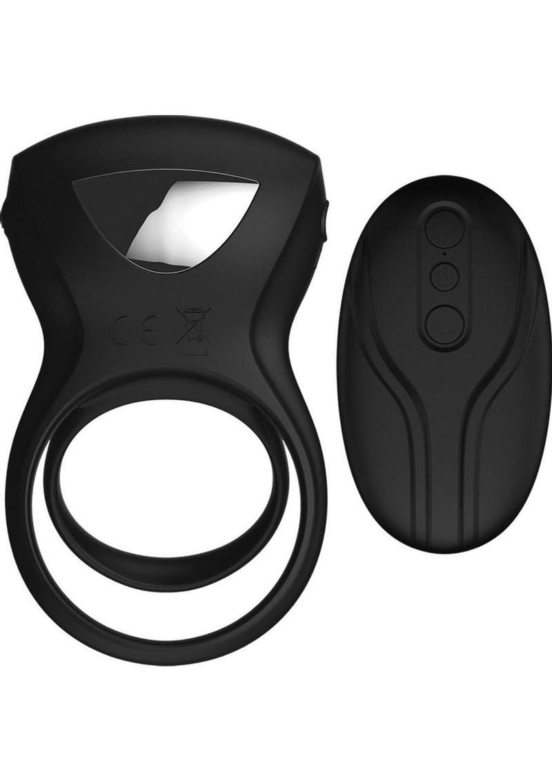 Decadence Shafter Shock Silicone Electro Shock Cock Ring with Remote Control - Black

electric shock vibrator, SHAFTER SHOCK, vibrating cock ring, clitoral vibrator, G-spot stimulator, vaginal massager, 10 vibration modes, 5 electric shock modes, rechargeable vibrator, body-safe silicone vibrator, intense shock waves, tickling electroshock