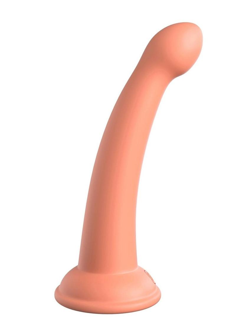 Dillio Platinum Secret Explorer Silicone Dildo - Orange - 6in