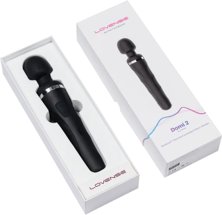 Lovense Domi 2 | Rechargeable Long Distance App Wand Massager