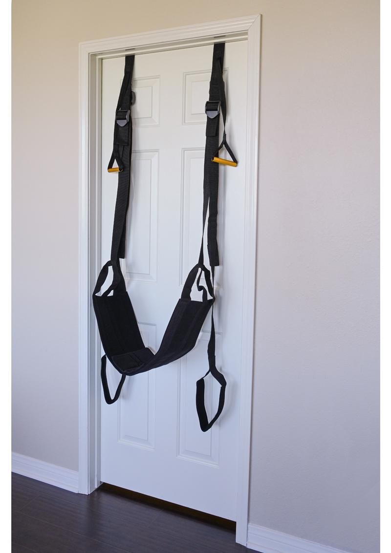 Special Edition Door Jam Sex Sling with Dildo Harness | Up to 325lbs | Sportsheets