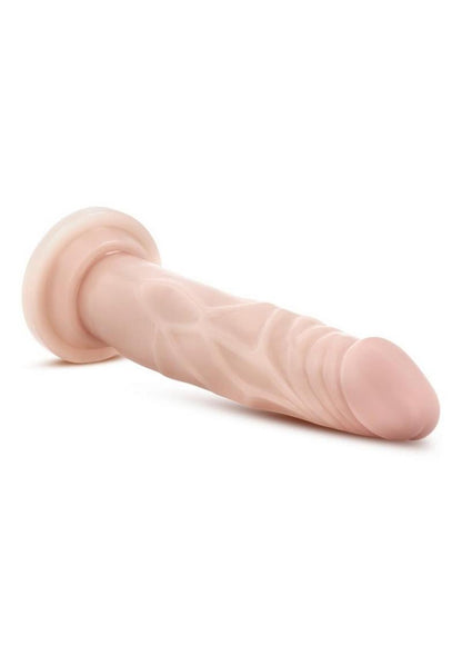 Dr. Skin Dr. Carter Silicone Dildo with Suction Cup - Vanilla - 7.5in