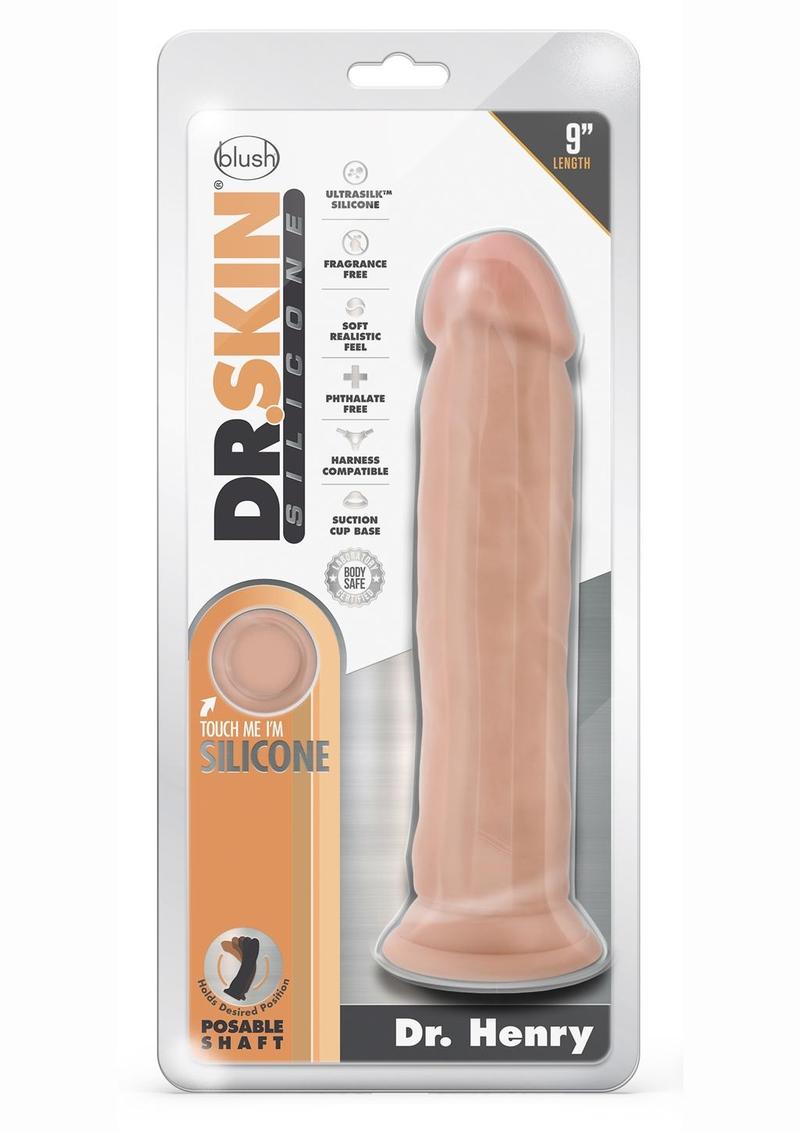 Dr. Henry silicone dildo with a realistic design, poseable shaft, suction cup, and harness compatibility, body-safe and phthalate-free.

Keywords: silicone dildo, realistic dildo, poseable shaft dildo, platinum-cured silicone, body-safe dildo, suction cup dildo, harness-compatible dildo, Ultrasilk finish, phthalate-free dildo, lifelike dildo, 9-inch dildo, beige dildo, brown dildo.