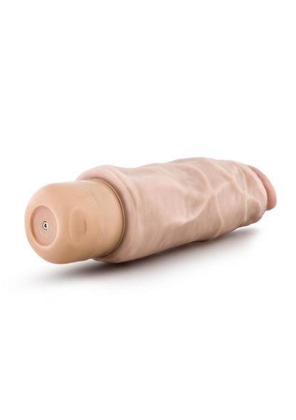 Extra thick, realistic vibrator with veiny texture, adjustable vibrations, and waterproof design; body-safe and bendable.
Keywords: thick realistic vibrator, veiny textured vibrator, waterproof vibrator, FlexiShaft technology, body-safe PVC vibrator, phthalate-free vibrator, adjustable vibration dildo, lifelike textured vibrator, 7.5-inch vibrator, 6-inch insertable vibrator, twist dial vibrator, shower-safe vibrator, extra girthy vibrator