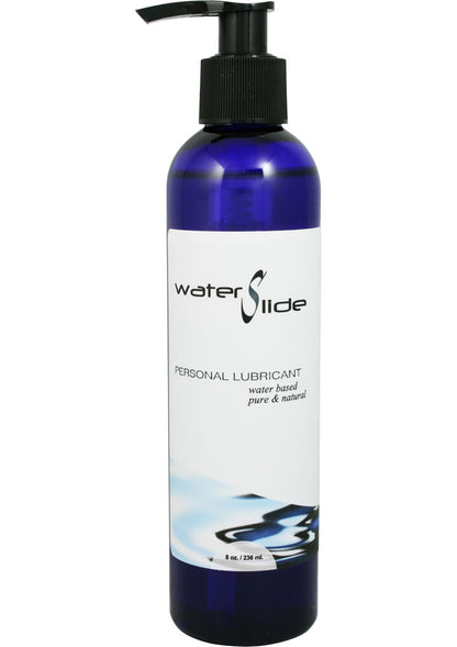 WaterSlide Personal Moisturizer, carrageenan lubricant, water-based lube, glycerin-free lube, vegan-friendly personal moisturizer, non-toxic lubricant, sensitive skin lube, latex-safe lube, sex-toy-friendly lubricant, long-lasting water-based gel, natural lubricant for women, red algae extract lube, non-staining lube, odorless personal lubricant, intimate moisturizer, Earthly Body WaterSlide, safe personal lubrication, health-conscious lube, clean ingredients lube, gentle intimate care