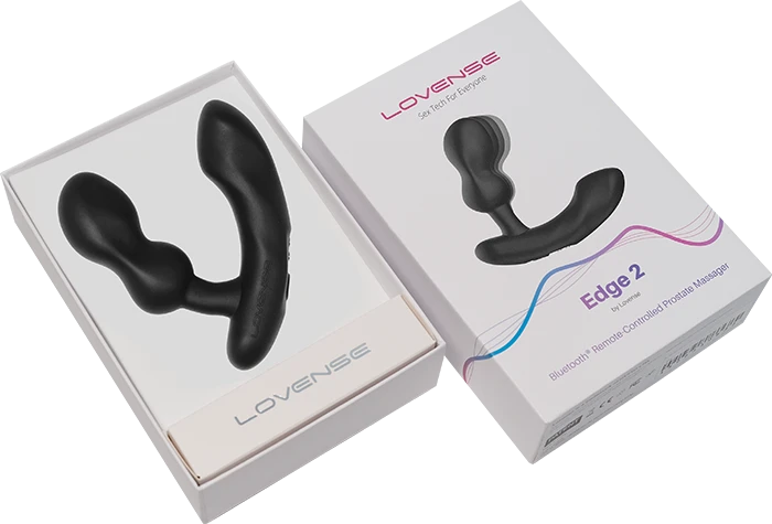 Lovense Edge 2 adjustable prostate massager with dual motors, app control, body-safe silicone, waterproof design, and whisper-quiet operation.

adjustable prostate massager, app-controlled prostate toy, dual motor P-spot massager, waterproof prostate stimulator, Lovense Remote app toy, whisper-quiet prostate massager, ergonomic prostate toy, body-safe silicone massager, long-distance play toy.