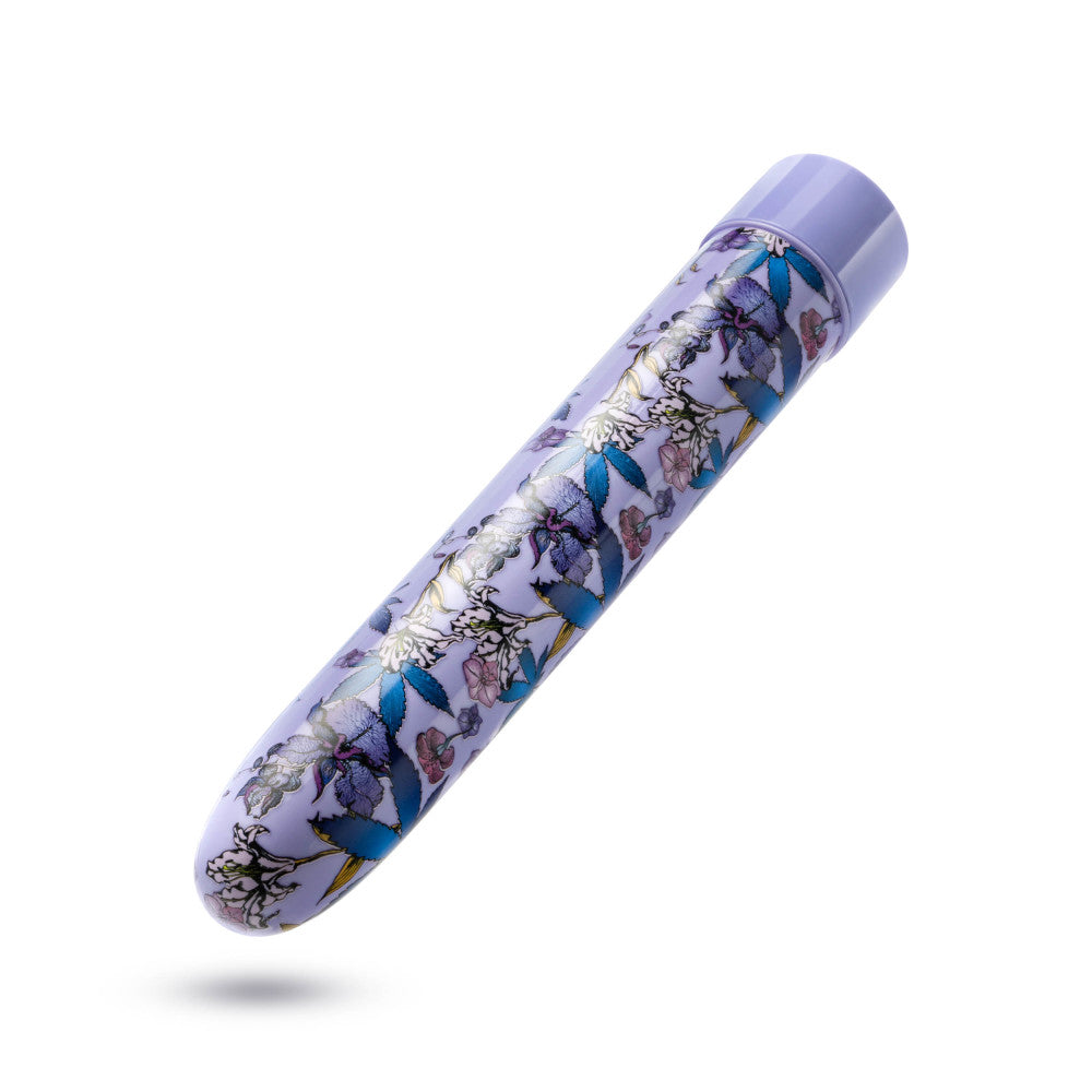 A set of three vibrators featuring psychedelic teal, mushroom-themed blue, and floral cannabis purple designs with customizable vibrations and waterproof functionality.

Keywords: psychedelic vibrator, slimline G-spot vibrator, RumbleTech vibrator, mushroom design vibrator, cannabis-inspired vibrator, waterproof sex toy, USB rechargeable vibrator, colorful vibrator, body-safe sex toy, stylish vibrators.