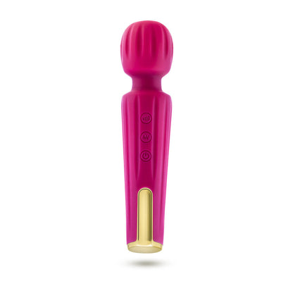 Allana Velvet 20 Function Vibrating Massage Wand With RumboTech™ | Blush