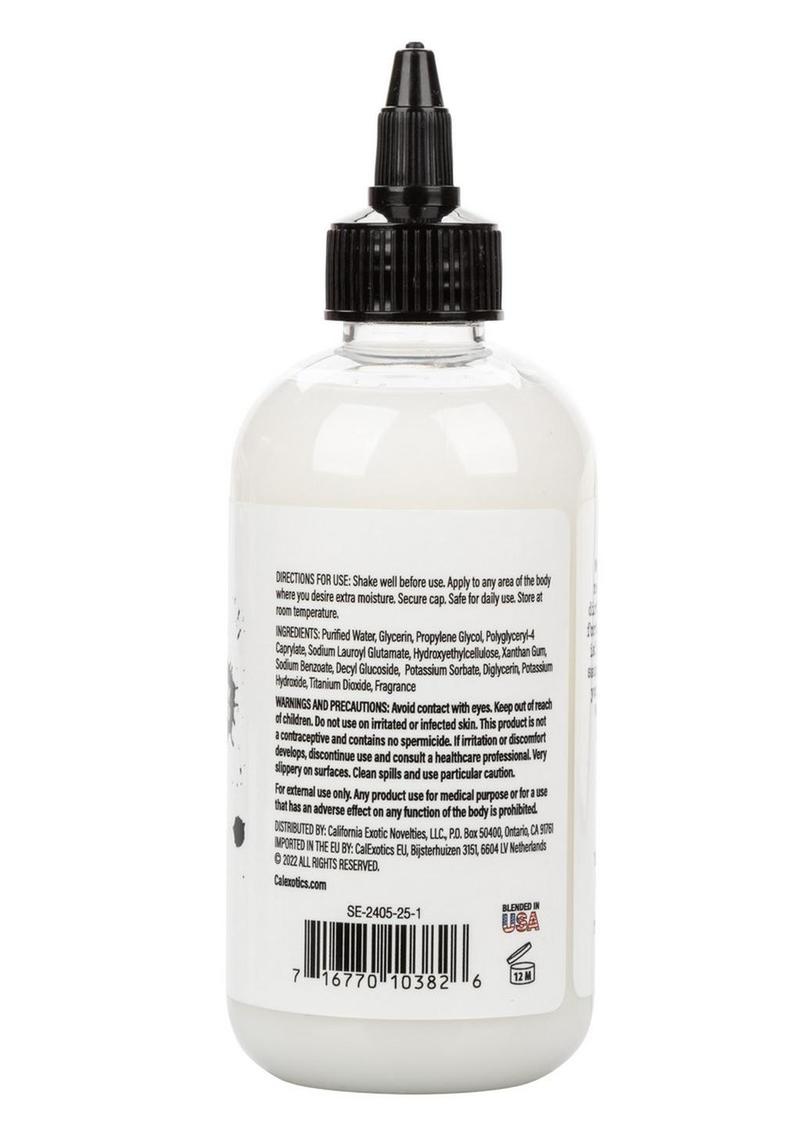 Fuck Sauce Cum Scented Water Based Lubricant - 8oz. 

Cum-scented water-based lubricant with a super-slick formula, eco-friendly, cruelty-free, and safe for all skin types.

Fuck Sauce Cum Scented Lubricant, cum-scented lube, water-based personal lubricant, spunk-scented lube, long-lasting lube, eco-friendly lubricant, cruelty-free lube, CalExotics lubricant, super-slick lube, intimate pleasure enhancement.