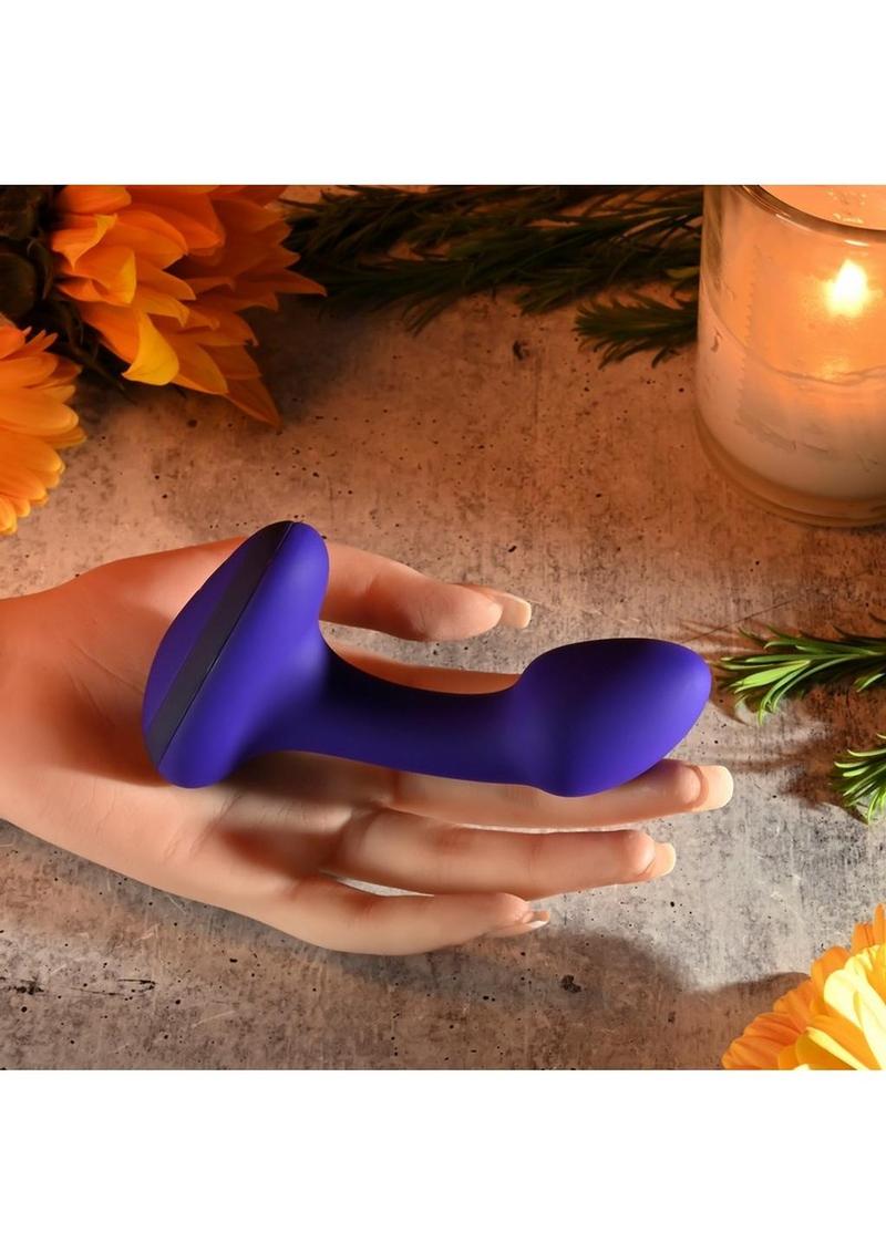 Gender X Anybody's Plug Rechargeable Silicone Vibrating Butt Plug - Blue