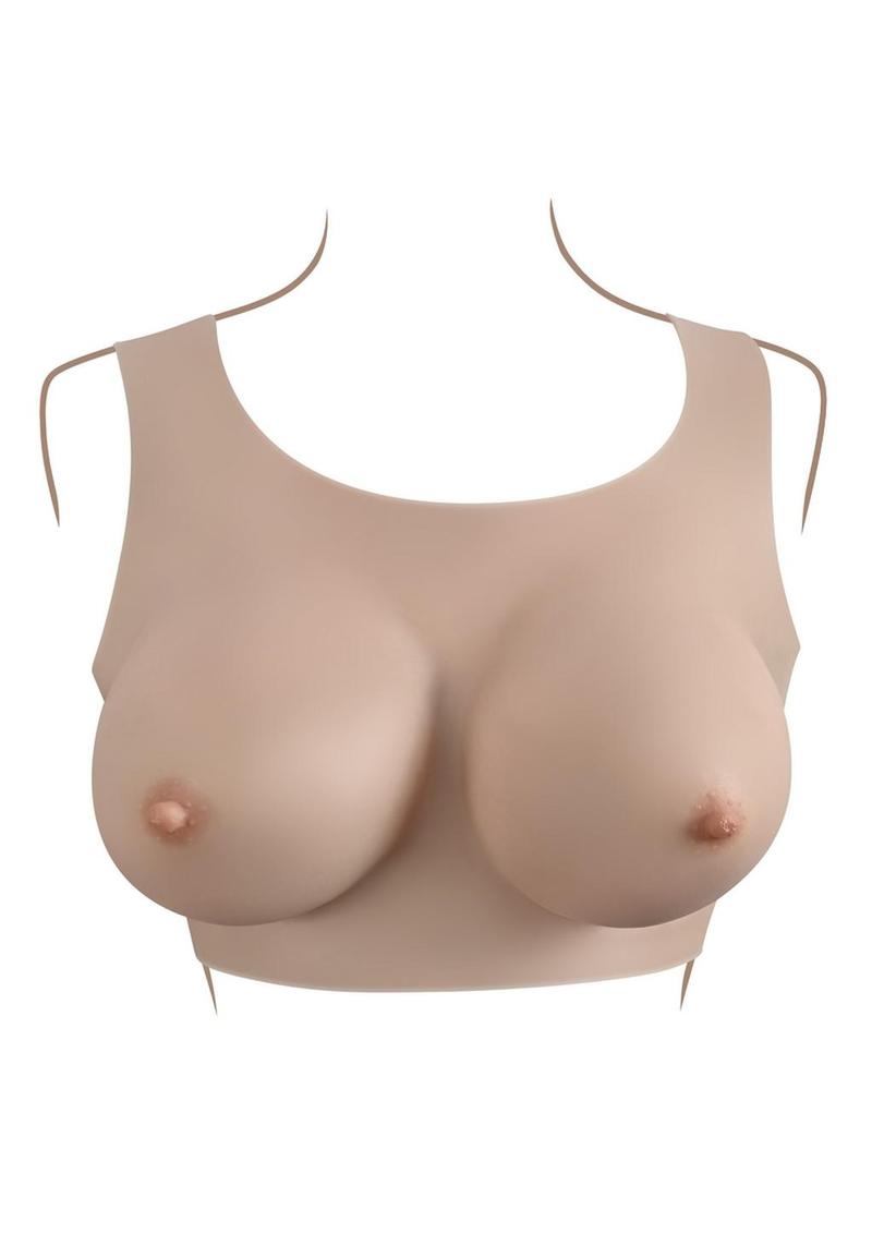 Breast Plate Silicone D Cup | Gender X