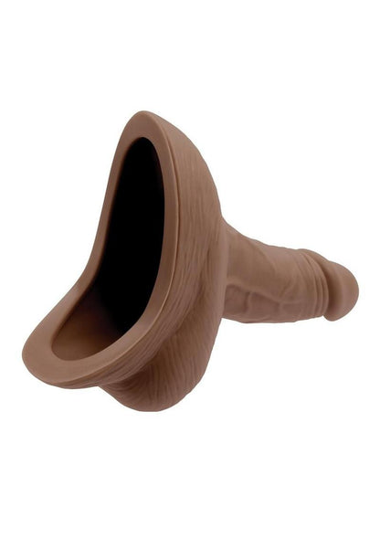 Gender X Silicone Realistic Stand to Pee Funnel - Chocolate
Realistic silicone stand-to-pee funnel with lifelike textures, a secure curved fit, and waterproof, phthalate-free design.

realistic STP, stand-to-pee funnel, lifelike STP, silicone STP, phthalate-free funnel, latex-free STP, portable STP, waterproof stand-to-pee device, easy-aim funnel, realistic textures STP.