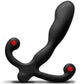 Helix Syn V Rechargeable Prostate Massager - Black Helix Syn V Vibrator with detailed highlights showing features like the magnetic USB charger, powerful vibrations, and preset vibration patterns.