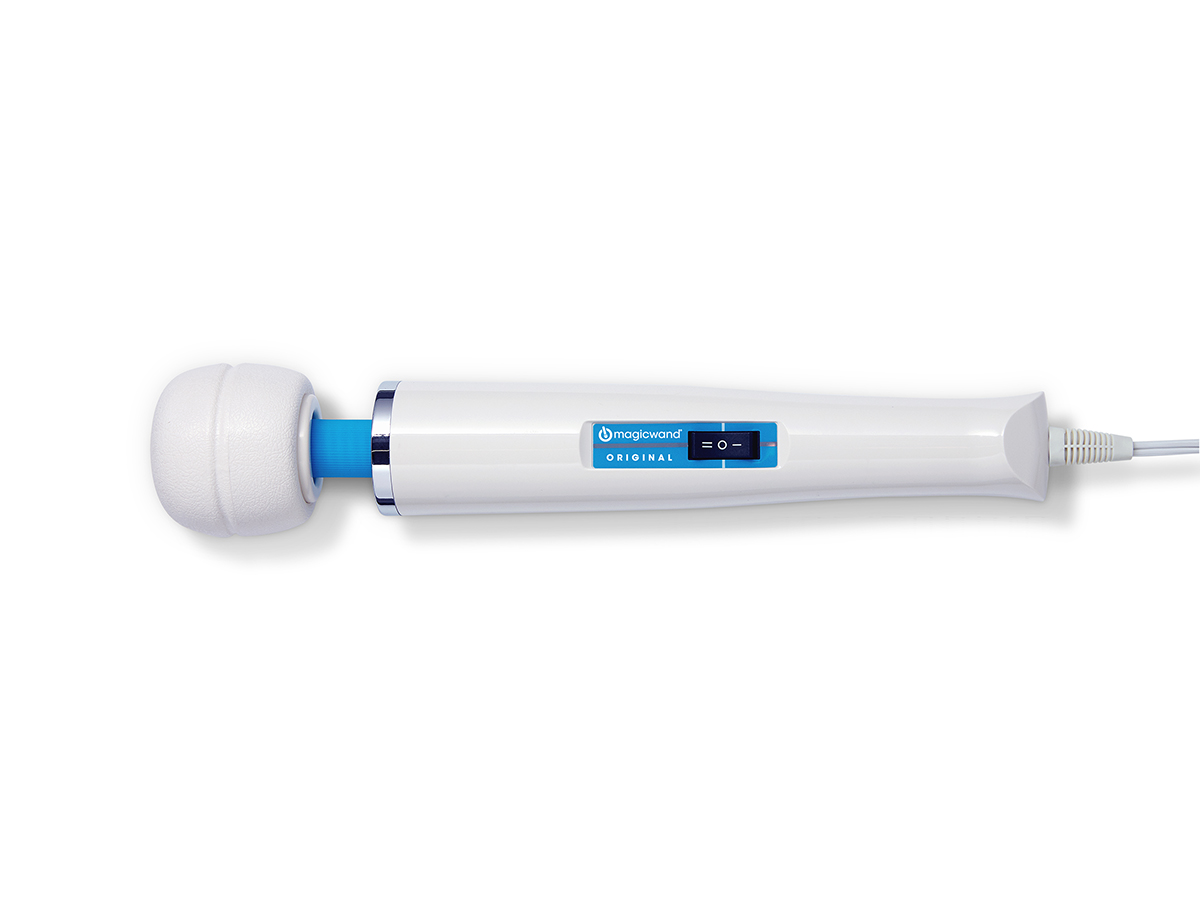 The Magic Wand Original, a legendary plug-in massager with two speeds, silicone head, flexible neck, and durable Japanese design.

Magic Wand Original, Hitachi Magic Wand, plug-in massager, corded vibrator, two-speed massager, authentic Magic Wand, silicone massage wand, powerful massager, stress relief wand, iconic Hitachi wand