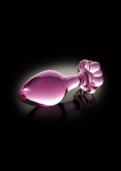 Icicles No. 48 Flower Shaped Glass Anal Plug - Pink
Pink glass anal plug with a tapered tip, bulbous design, and ergonomic base for comfortable and safe anal play.
Icicles No. 48, pink glass plug, luxury anal toy, hypoallergenic glass anal plug, tapered anal plug, temperature play butt plug, dishwasher-safe anal plug, body-safe glass plug, bulbous anal plug, elegant glass toy