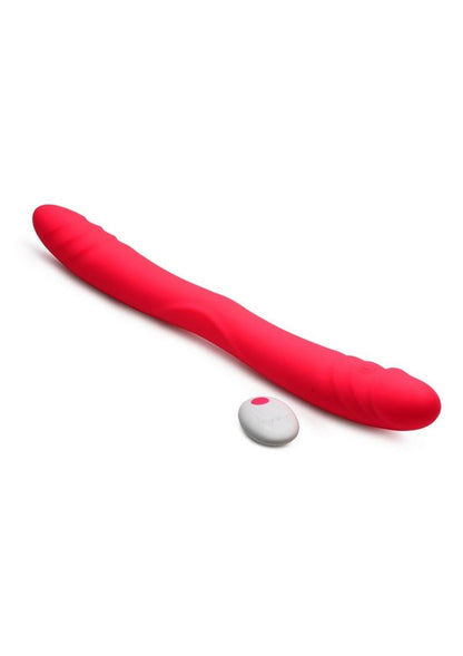 Purple or Pink silicone double dildo with bendable shaft, textured dual ends, and remote-controlled vibrations for double penetration or partnered fun.

vibrating double dildo, silicone double-ended dildo, bendable double dildo, Purple double dildo, Pink double dildo, remote-controlled vibrator, premium silicone dildo, double penetration dildo, waterproof double dildo, ribbed textured dildo