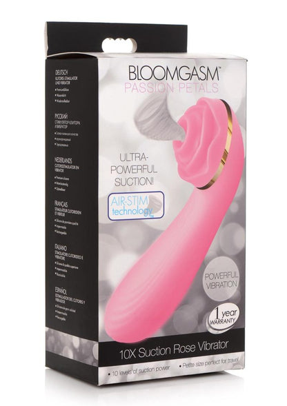 Inmi Bloomgasm Passion Petals 10x Rechargeable Silicone Rose Clitoral Stimulator - Pink
Suction rose vibrator with 10 suction levels, vibrating textured shaft, 3 speeds, 7 patterns, waterproof, rechargeable, body-safe silicone.

rose vibrator, clitoral suction vibrator, textured shaft vibrator, 10 suction levels, vibrating rosebud toy, waterproof silicone vibrator, rechargeable rose vibrator, body-safe silicone, rose clit stimulator, air-stim technology toy.