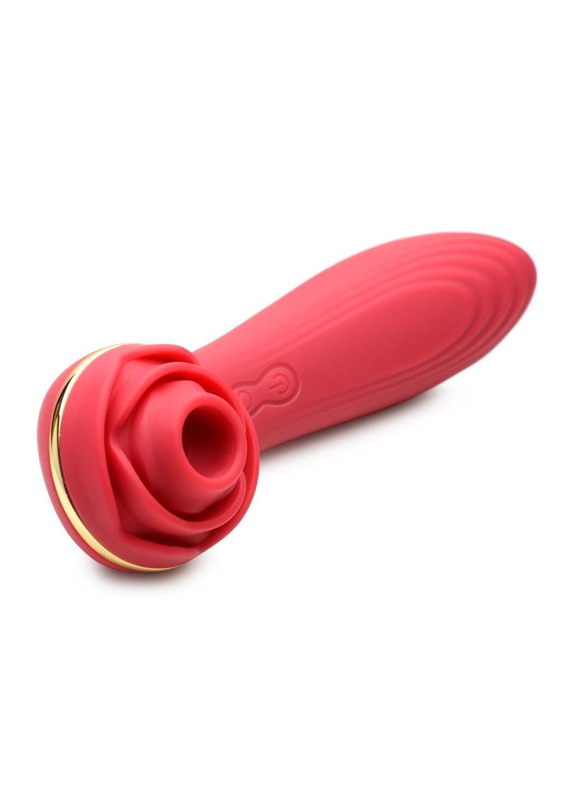 Inmi Bloomgasm Passion Petals 10x Rechargeable Silicone Rose Clitoral Stimulator - Red
Suction rose vibrator with 10 suction levels, vibrating textured shaft, 3 speeds, 7 patterns, waterproof, rechargeable, body-safe silicone.

rose vibrator, clitoral suction vibrator, textured shaft vibrator, 10 suction levels, vibrating rosebud toy, waterproof silicone vibrator, rechargeable rose vibrator, body-safe silicone, rose clit stimulator, air-stim technology toy.