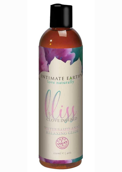 Intimate Earth Bliss Anal Relaxing Water Based Glide - 4oz
intimate earth love naturally bliss clove infused water based anal relaxing glide vegan 