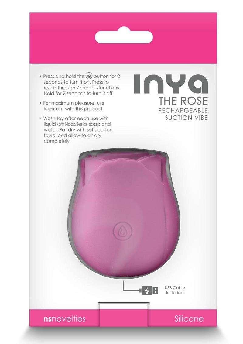 The Rose Rechargeable Silicone Clitoral Stimulator | Inya