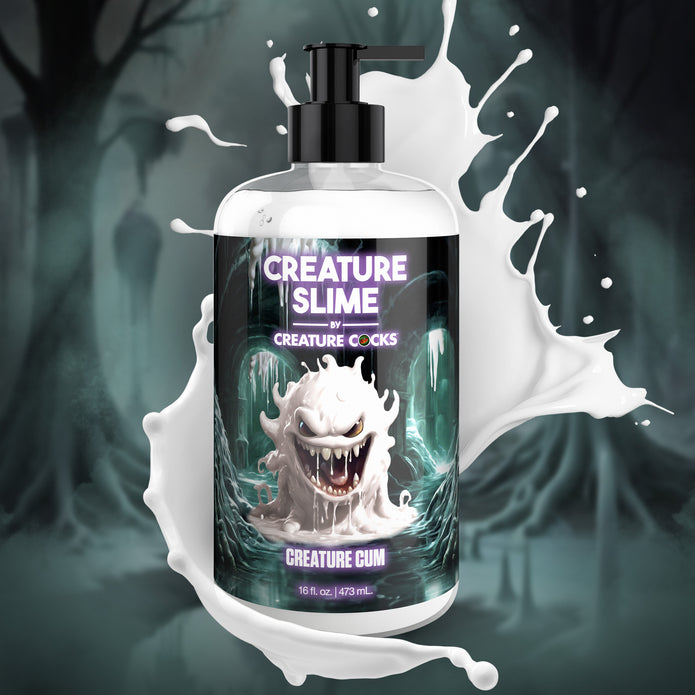 Unscented thick, gooey lubricant designed for fantasy roleplay and safe for all toys.

Jizz Lubricant, unscented lubricant, thick and gooey lube, fantasy roleplay lube, monster jizz lubricant, water-based lubricant, safe for all toys, easy cleanup lubricant, slime-like lube, alien roleplay lubricant