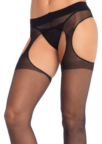 Sheer Suspender Pantyhose | One Size + Plus Size | Leg Avenue