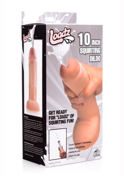 Loadz Dual Density Realistic Squirting Dildo