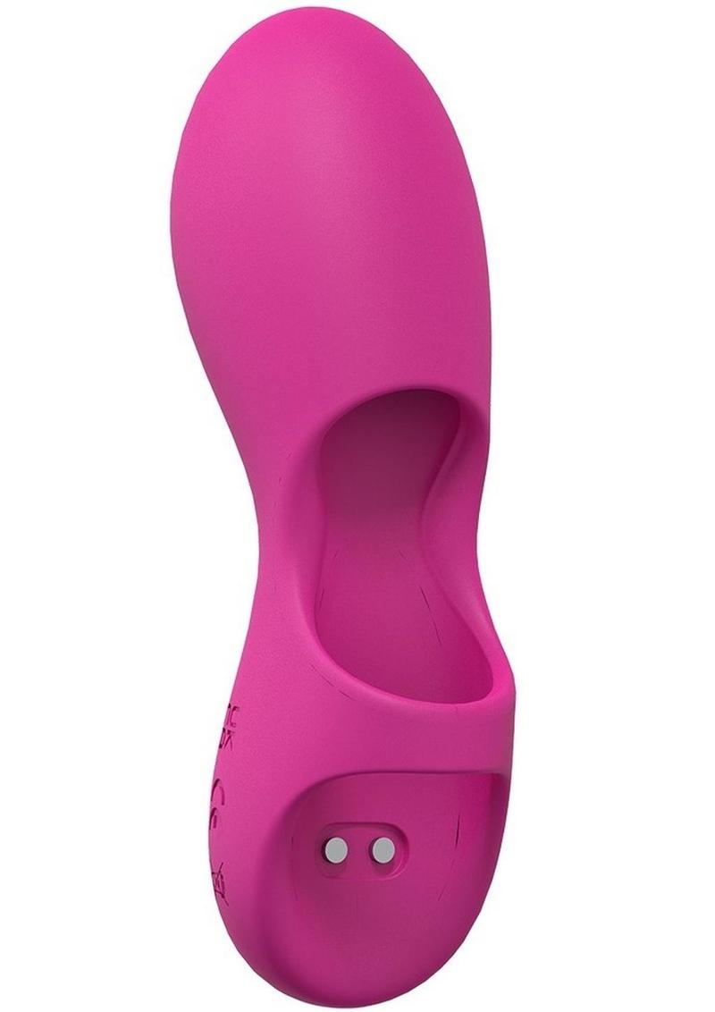 Loveline Joy Rechargeable Finger Vibe - Pink Loveline Joy Finger Vibrator in Hot Pink, Teal Blue, or Lavender, with 10,000 RPM motor, 10 vibration modes, ergonomic silicone design, and USB magnetic recharging.

finger vibrator, Loveline Joy vibrator, 10 vibration modes vibrator, ergonomic silicone vibrator, waterproof finger stimulator, USB rechargeable vibrator, Hot Pink vibrator, Teal Blue vibrator, Lavender finger vibrator, clitoral stimulator.