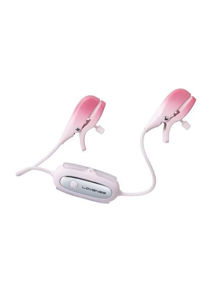 Lovense Gemini Rechargeable Silicone App-Control Nipple Clamps - Pink App-controlled vibrating nipple clamps with adjustable force, dual motors, and customizable settings, perfect for public play, BDSM, or solo use.

vibrating nipple clamps, app-controlled nipple toys, adjustable clamp pressure, Lovense Remote app, wearable nipple clamps, customizable vibration patterns, public play clamps, BDSM nipple clamps, rechargeable nipple toys, IPX6 water-resistant clamps.