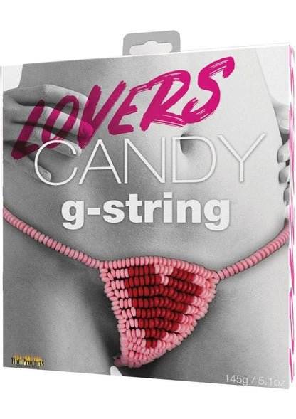 Lover Candy G-String Flavored One Size Fits Most - One Size Candy G-String with heart-shaped design, edible candy beads, and stretchy elastic for a one-size-fits-most fit, perfect for playful bedroom fun.

Candy G-String, edible lingerie, heart-shaped candy underwear, wearable candy treat, romantic Valentine’s Day gift, erotic candy panties, bedroom fun lingerie, one-size-fits-all edible lingerie, sexy candy gift.