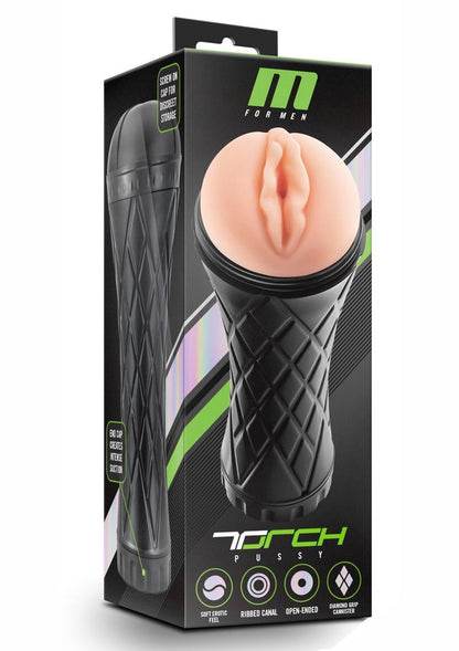 M For Men The Torch Pussy Masturbator - Pussy - Flesh/Vanilla
M For Men Torch Pussy Vanilla Masturbator with X5 Tech lifelike material, Perfectflo suction control, ribbed interior, and discreet canister design.

Torch Pussy Masturbator, M For Men stroker, realistic pussy masturbator, X5 Tech stroker, Perfectflo suction masturbator, ribbed stroker, discreet canister stroker, easy-to-clean stroker, Blush Novelties stroker, vanilla pussy masturbator