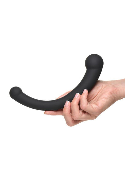 Crescent-shaped vibrating dual-ended dildo in Silver or Black, featuring 3 speeds, 7 patterns, premium silicone, and waterproof design for G-spot or P-spot stimulation.

10X Vibra-Crescent dildo, crescent-shaped vibrator, G-spot vibrator, P-spot stimulator, Silver vibrating dildo, Black dual-ended dildo, waterproof silicone vibrator, rechargeable crescent dildo, 10-mode vibrator, premium silicone sex toy